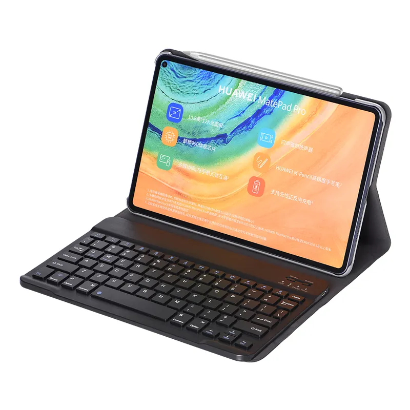 Новый Русский Испанский Английский Корейский арабский BT беспроводная клавиатура чехол для Huawei Matepad 10,4 дюймов BAH3-AL00 BAH3-W09 2020 планшет