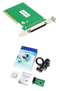 Tarjeta de E/S del controlador serie PCI RS232 de 8 puertos, Chip Com SystemBase 1058 con protección electrostática de cable de salida - Product Image 6