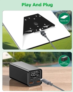 Black 100W PD Waterproof 18AWG Starlink Mini USB C to DC Power Cable Cord 100W <strong>Input</strong> USB Type C to DC Power Cable - Product Image 6