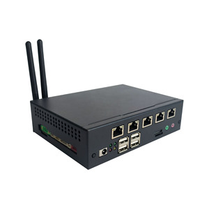 DEWO Linux Industrial Mehrere Netzwerk anschlüsse Computer Mini-Routing-Funktion PC Embedded Industrial Mini PC - Product Image 1