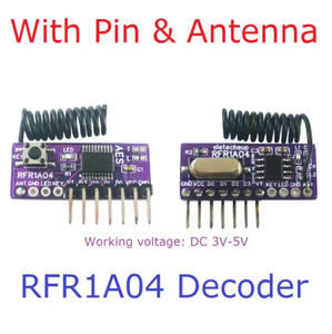 Eletechsup RFR1A04 DC 3.3V 5V 4CH codifica e decodifica modulo di controllo remoto 433M RF scheda ricetrasmettitore Wireless - Product Image 2