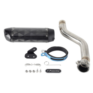 Harley Pan amerika 1250 2021-2023 için motosiklet karbon Fiber egzoz sistemi kitleri