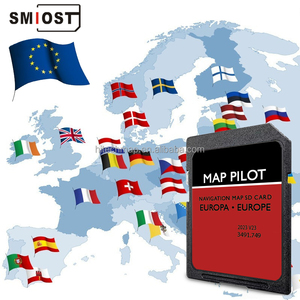SMIOST Car Softwares Mapa de navegación para Garmin GPS Navigator Tarjeta de memoria para Mercedes Becker V23 X218 C117 - Product Image 1