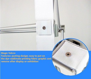 Tùy Chỉnh In Ấn Trọng Lượng Nhẹ Chống Gió Khung Nhôm Dễ Dàng Lắp Ráp Di Động Gấp Hiển Thị Đứng Biểu Ngữ <span class=keywords><strong>Backdrop</strong></span> - Product Image 2