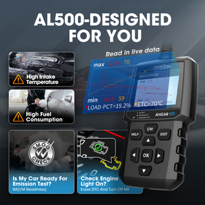 TOPDON Artilink500 AL500 Free Lifetime Update Automobile Vehicle Car Diagnostic Scanner Obd2 Auto Code Reader Scanner - Product Image 3