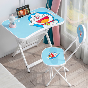 Ucuz katlanır ofis masaüstü bilgisayar masa çocuk çalışma masaları ve çocuklar için sandalye seti - Product Image 3