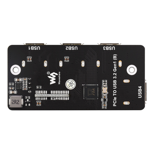 Adaptador PCIe a USB 3,2 Gen1 para Módulo de cómputo Raspberry Pi 4 Placa IO 4x HS USB integrado VL805 controlador de chip Plug and Play gratis - Product Image 3