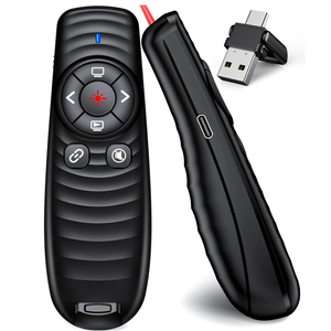 Migliore RF 2.4GHz Clicker di presentazione ricaricabile con Clicker Wireless presentatore remoto con controllo del Volume Hyperlink - Product Image 6