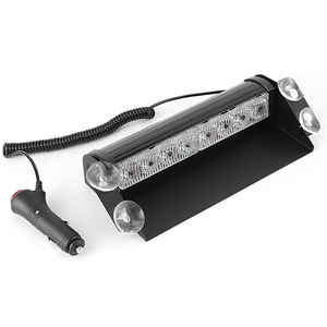 8 Led緊急ストロボライトバー車のフロントガラス点滅警告灯12VフラッシャーDrl赤青琥珀色3点滅モード - Product Image 6