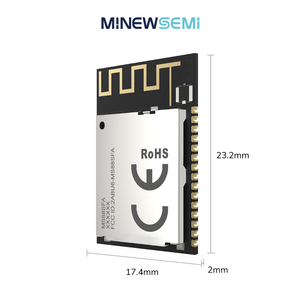 Ultra lungo raggio nordico nRF52840 PA LNA Bluetooth 5.2 Mesh modulo Ble con + 20 dBm TX trasmettitore di potenza IoT - Product Image 2
