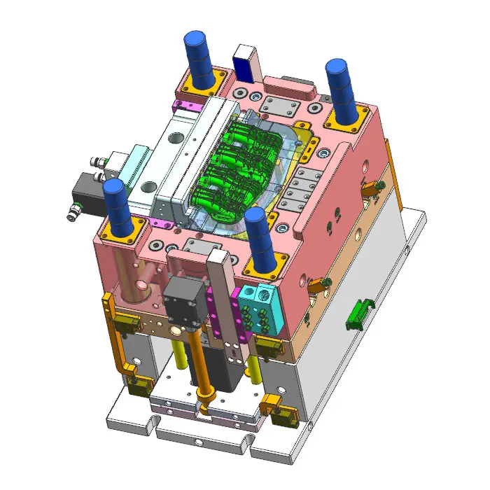 Système de canaux chauds pièces en plastique injection 3D moule société de conception ODM moule DFM moule personnaliser outillage DME HASCO standard