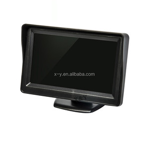Ingresso Monitor AV telecomando universale a basso prezzo 4.3 pollici Tft auto posteriore Monitor Bus 2 Video 2 din audio auto carplay - Product Image 2