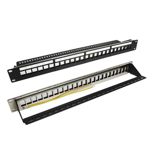 19 Inch 1U 24 Port blank <strong>patch</strong> <strong>panel</strong> cAT5e cat6 cat6a unloaded empty <strong>Patch</strong> <strong>Panel</strong> - Product Image 5
