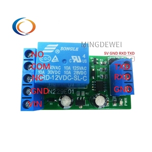 DC 5V 12V USB TTL232 Módulo de relé PC UART Interruptor de puerto serie para MEGA Raspberry PI