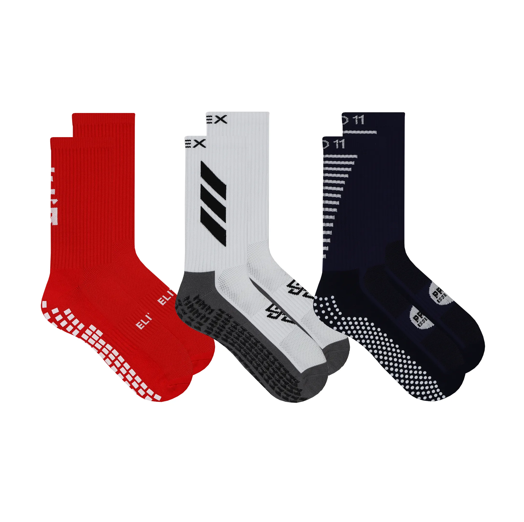 Chaussettes Grip Football Personnalisées Chaussettes Grip Logo Mode Chaussettes Grip Marque Célèbre Designer Chaussettes Antidérapantes