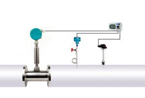 Salida de pulso micro H2 O2 brida medida 4-20mA HARTsanitary tipo caldera de 3 pulgadas pequeño equipo industrial aturado medidor de flujo de vórtice - Product Image 4