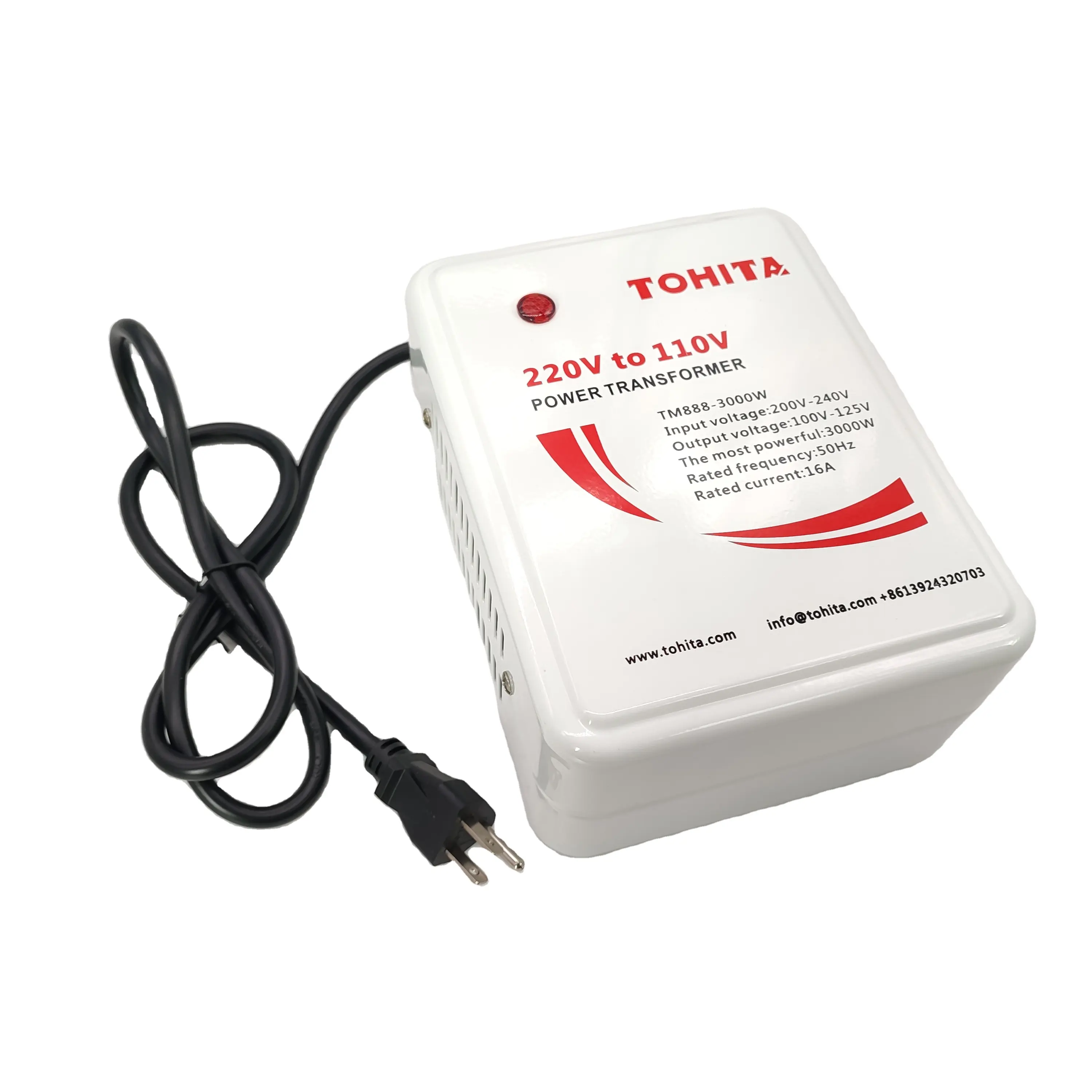 TOHITA-transformador de potencia de TM888-3000W, convertidor de voltaje de 200V a 110V, 110va, superventas, impresoras copiadoras