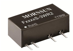 Mornsun-Convertidor de DC-DC, convertidor de F1515S-3WR2 de voltaje de entrada fija, salida única no regulada, aislado, 15V, 3W - Product Image 2