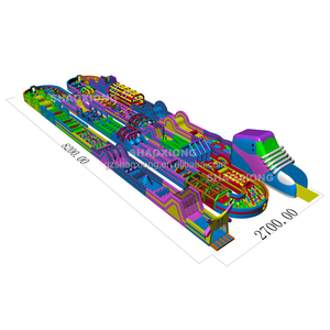 Thương mại <span class=keywords><strong>Inflatable</strong></span> công viên giải trí lâu đài trẻ em ngoài trời <span class=keywords><strong>Inflatable</strong></span> Bouncer trò chơi thể thao khóa học trở ngại sân chơi công viên chủ đề - Product Image 2