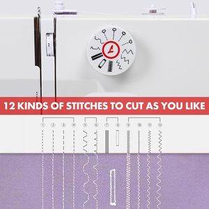 Bán Buôn Máy May Overlock Trong Nước Đa Chức Năng Tự Động Điện Da Xách Tay 825 Hộ Gia Đình Mini Máy May - Product Image 6