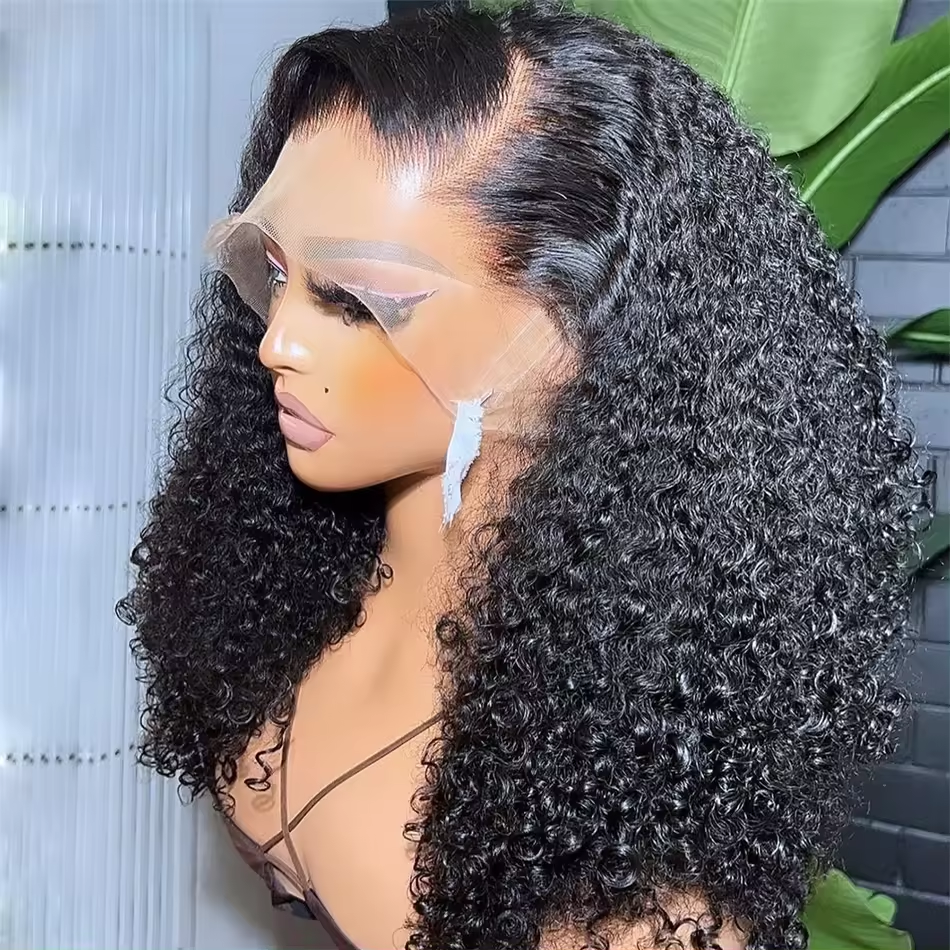 kinky curly lace front wig