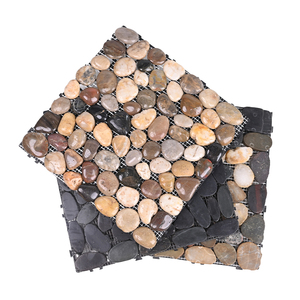 Bất động đá tự nhiên làm vườn ngoài trời thân thiện với môi vuông lồng vào nhau chắp vá gạch lát sàn - Product Image 1