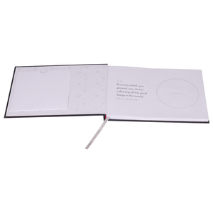 สมุดเยี่ยมงานศพพร้อมกล่องปากกาสีสำหรับแขก - Product Image 2