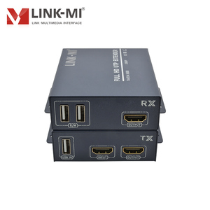 Extensor USB HDMI de 120M a través de CAT5E/6 compatible con teclado, ratón, transmisión larga, 1080P, EDID, funciones IR opcionales - Product Image 2