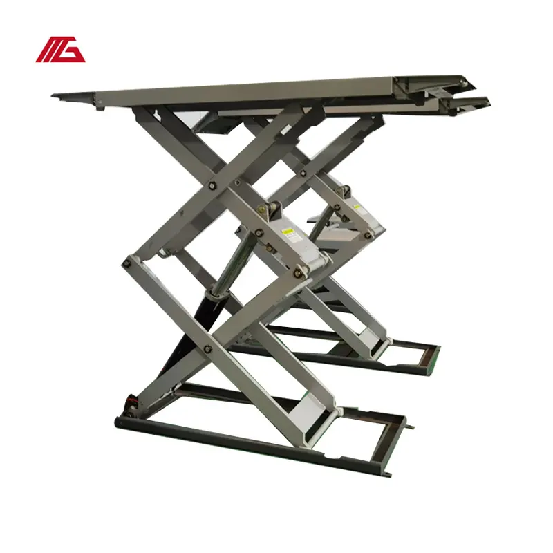 Cheap Automotive Hydraulic Car Lift Electric Auto Scissor Car Lift