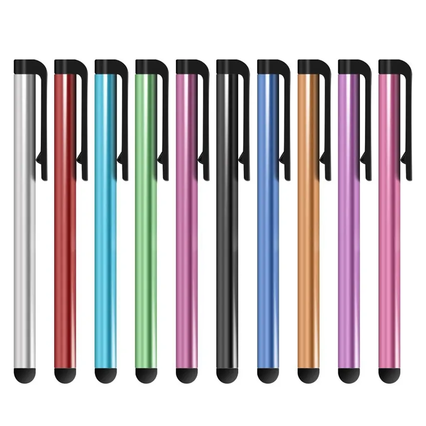 Evrensel Stylus kalem kapasitif Stylus kalem dokunmatik ekran kalem için Ipad Tablet PC için Samsung dokunmatik kalem akıllı Stylus Caneta dokunmatik