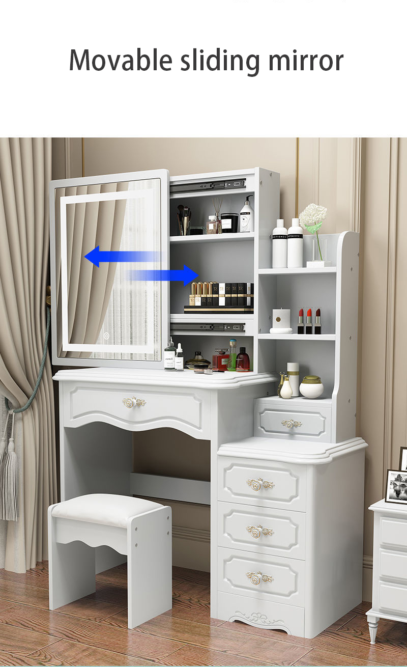 Bedroom Makeup Dresser With Mirror Set Storage Dresser With Mirror Dressing Table