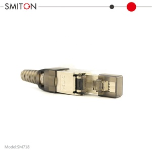 Red sin herramientas Ftp Stp Blindado Cat6a Conector Modular Rj45 8p8c Enchufe Modular - Product Image 6