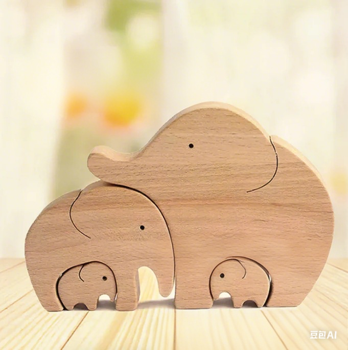 Four elephants