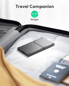 Teclado plegable inalámbrico delgado y versátil de alta calidad con panel táctil: recargable y compatible con varios sistemas para dispositivos móviles - Product Image 3