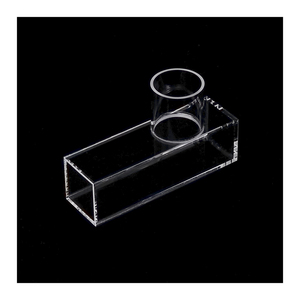 Cuvette dòng chảy hoàn toàn hợp nhất thủ công mỹ nghệ tùy chỉnh khác nhau thạch anh hơi tế bào kích thước lớn thạch anh hơi di động - Product Image 5
