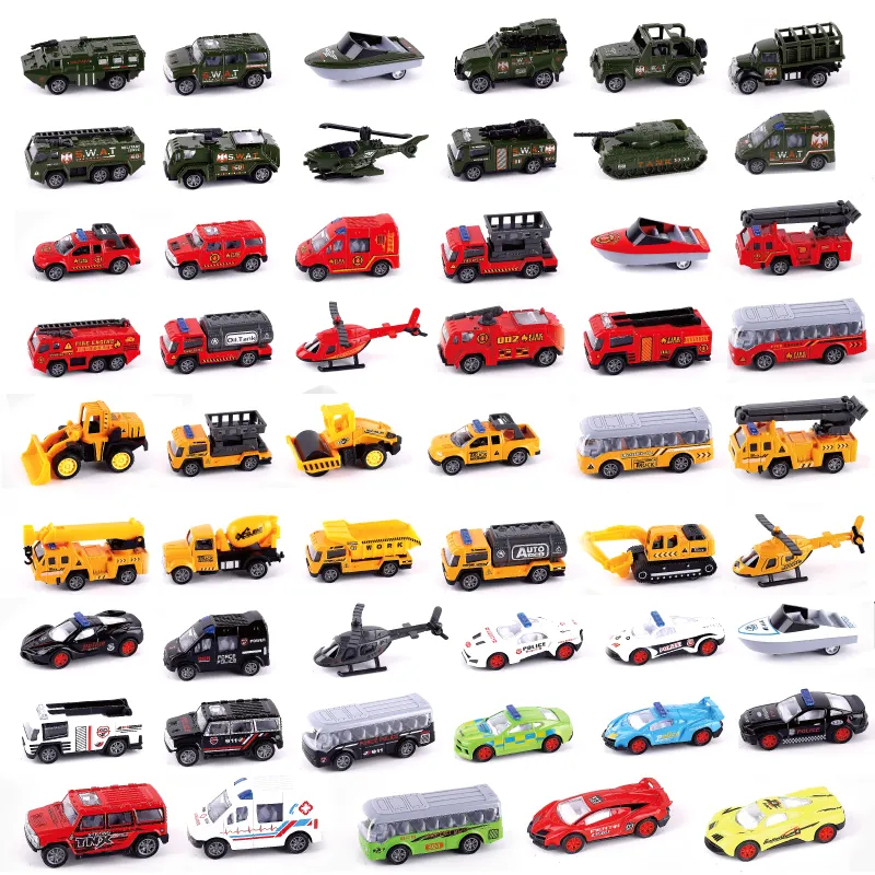 Hot die cast metal construction truck toy sets metal toy car pull back small diecast car toy truck