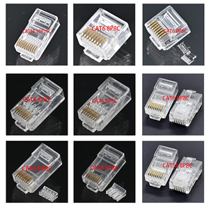 UTP RJ45 Cat6 UTP 8P8C以太网8针插座连接器6类RJ 45模块化插头 - Product Image 6