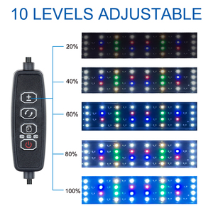 Op Afstand Bestuurbare Aquarium <span class=keywords><strong>Led</strong></span> Licht Full Spectrum Fish Tank Verlichting Aquarium Verlichting Voor Levende Plant Tank - Product Image 5