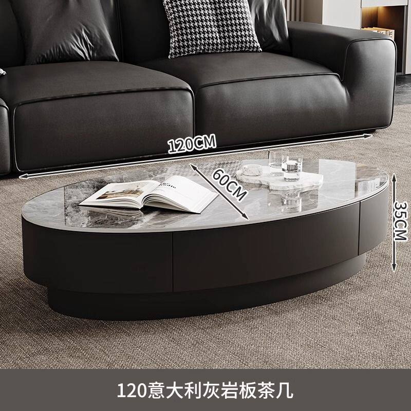 Table basse en pierre de calcaire italienne - 120x60x35cm