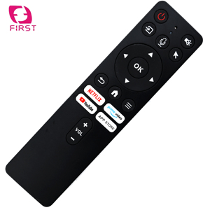 OEM ODM ha personalizzato il telecomando di Android TV con Netflix YouTube Prime Video app 4 scorciatoie funzione vocale e codice di apprendimento - Product Image 4
