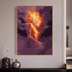 Tùy chỉnh cổ điển thấp moq DIY handpainted nude sexy các cặp vợ chồng Acrylic kim cương bức tranh đầy đủ khoan pha lê Dot <span class=keywords><strong>Kit</strong></span> cho tường nghệ thuật - Product Image 3