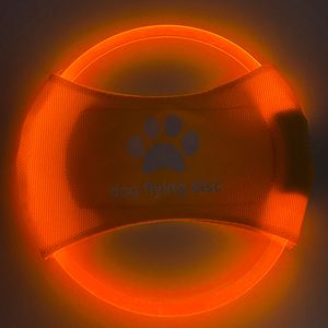 USB充電式LEDソーサーインタラクティブ犬のおもちゃフライングディスクフェッチおもちゃソフトシリコン犬のトレーニングゲーム犬のためのライトアップおもちゃ - Product Image 3
