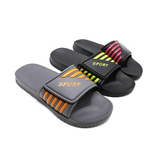 Verstelbare Klittenband Bovenste Slide Custom Groothandel Eva Heren Sandalen - Product Image 1