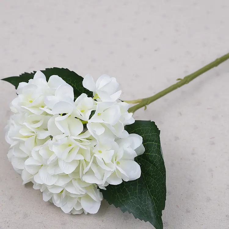 QiHao fiori artificiali all'ingrosso ortensie fiori di ortensia di seta per la decorazione di nozze