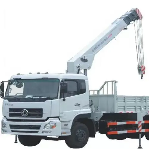 Cargador De Camión grúa montado en China, camión de carga de 14 toneladas con grúa usada para transporte de carga, maquinaria de construcción usada