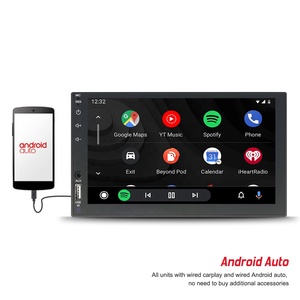 7 pollici universale Touch Screen Car Audio Player RDS porta USB controllo del volante Carplay-Android funzioni Auto sistema Linux - Product Image 3