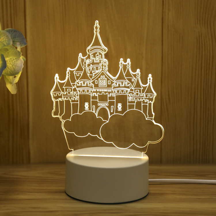Warm White Castle in the Sky