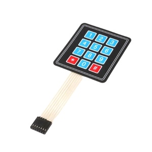 Gran oferta, teclado de interruptor de membrana de 12 y 16 teclas, teclado de matriz 4x4 y 4x3, Material de botón de goma para paneles de Control - Product Image 3