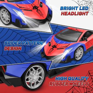 1:18 Electric <strong>RC</strong> Racing <strong>Car</strong> Toy for Kids Lighting Remote <strong>Control</strong> Vehicle Hobby Toy - Product Image 3