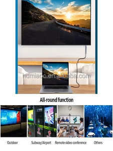 Adaptador de cable USB C TIPO C DP DVI 4K a HD, puerto de pantalla a HDTV, convertidor de cable de audio y video, macho a macho para proyector de computadora - Product Image 6